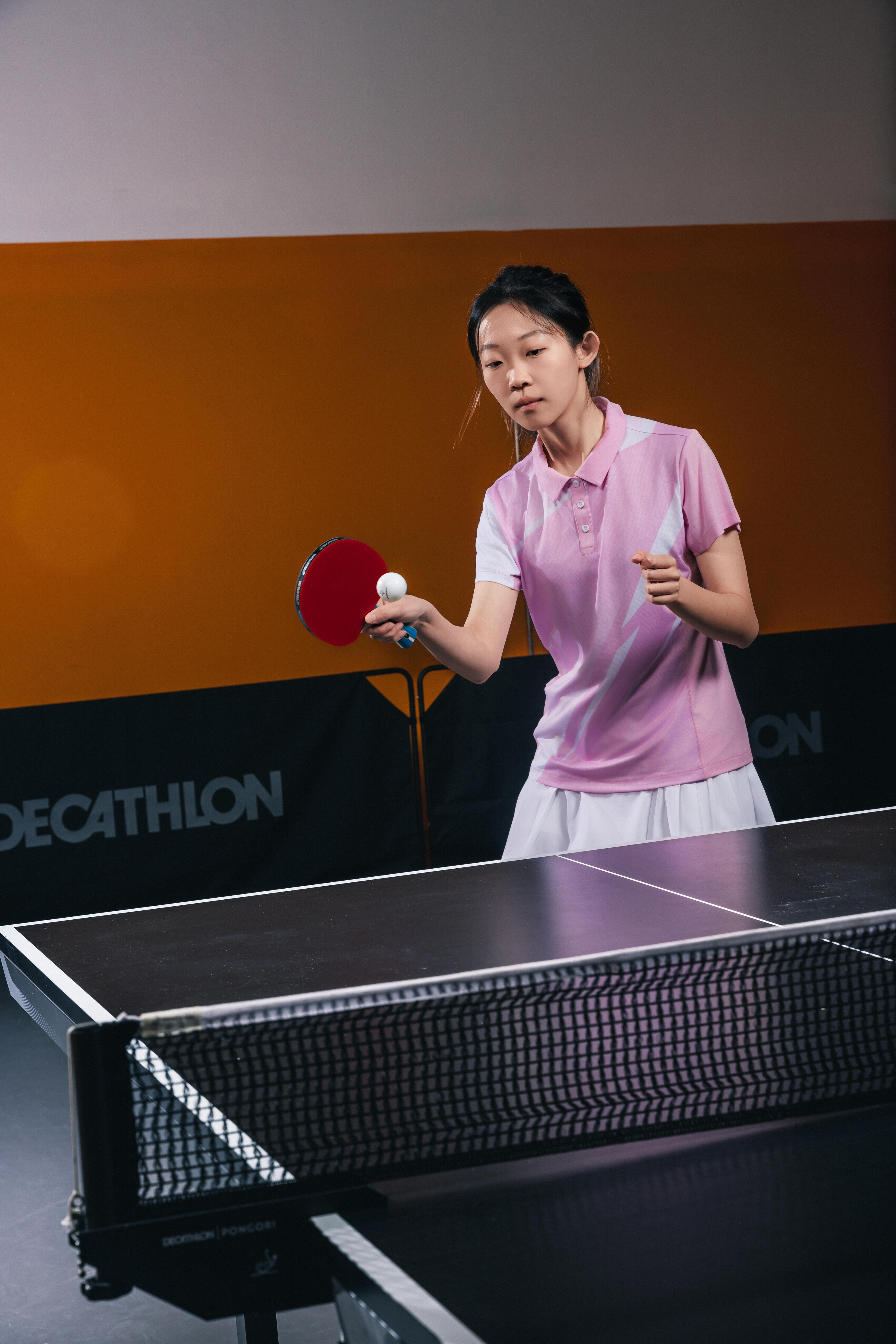 Ensemble tennis de table  –2 raquettes 3 balles- TTR100 polyvalente 3* ITTF Club 11/14