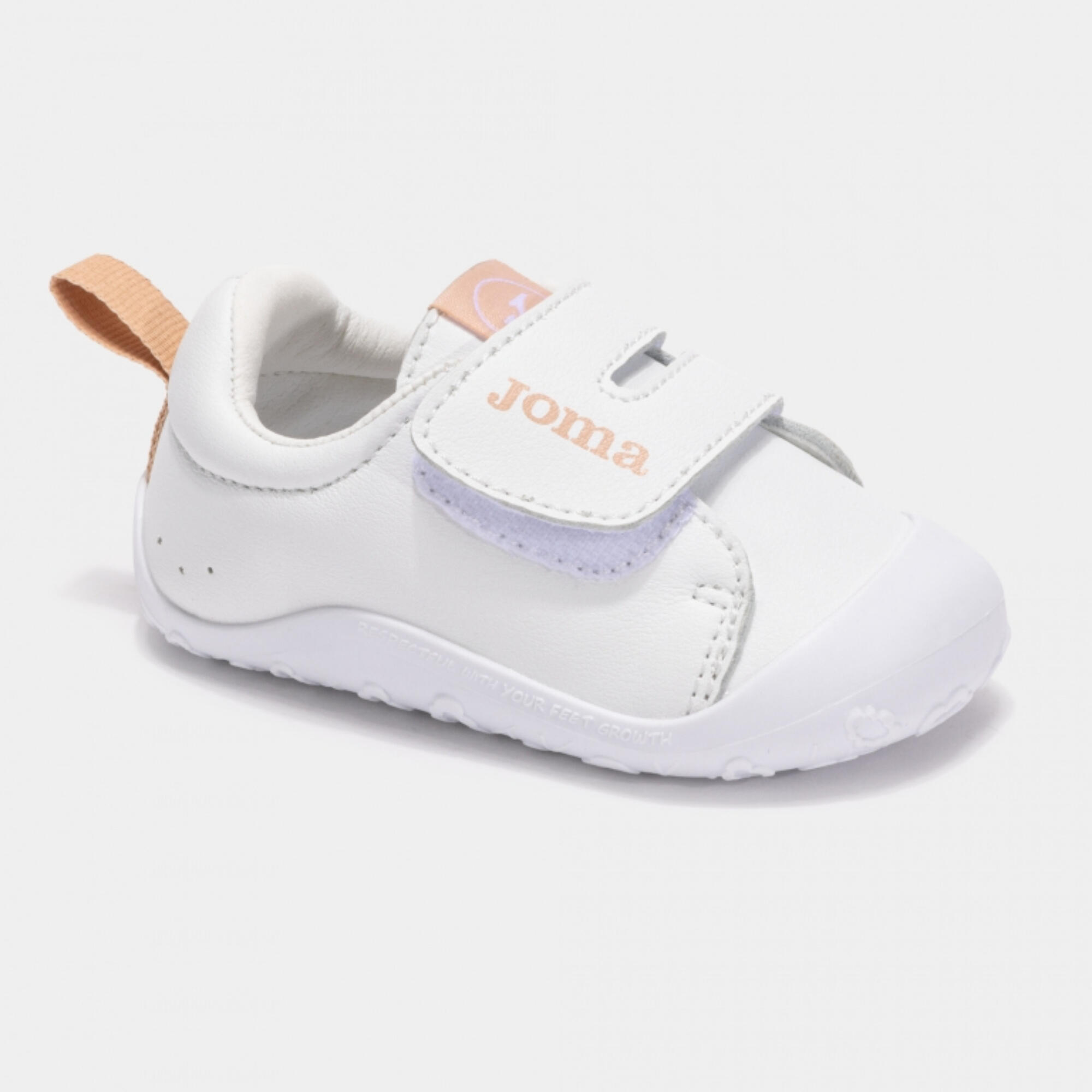JOMA Zatillas deportivas barefoot velcro Joma Teddy niños blanco - rosa