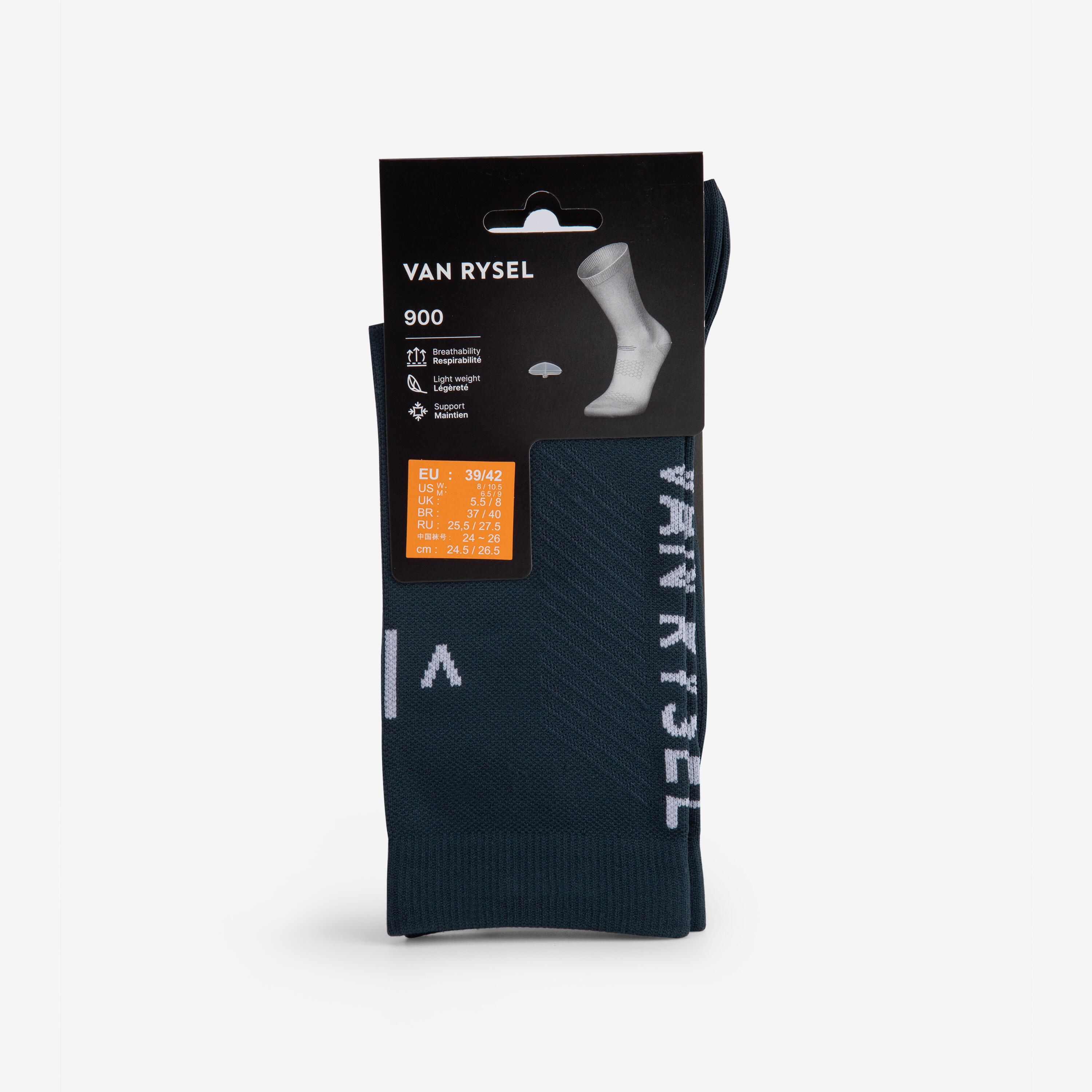 Rennrad Socken "EDR" grün 11/14