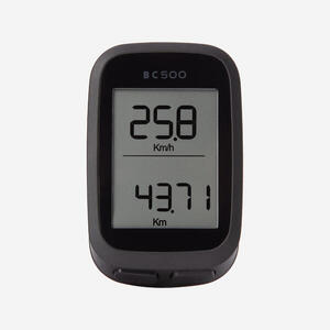 Cuentakilometros bici Sin Cable Van Rysel BC 500 Negro