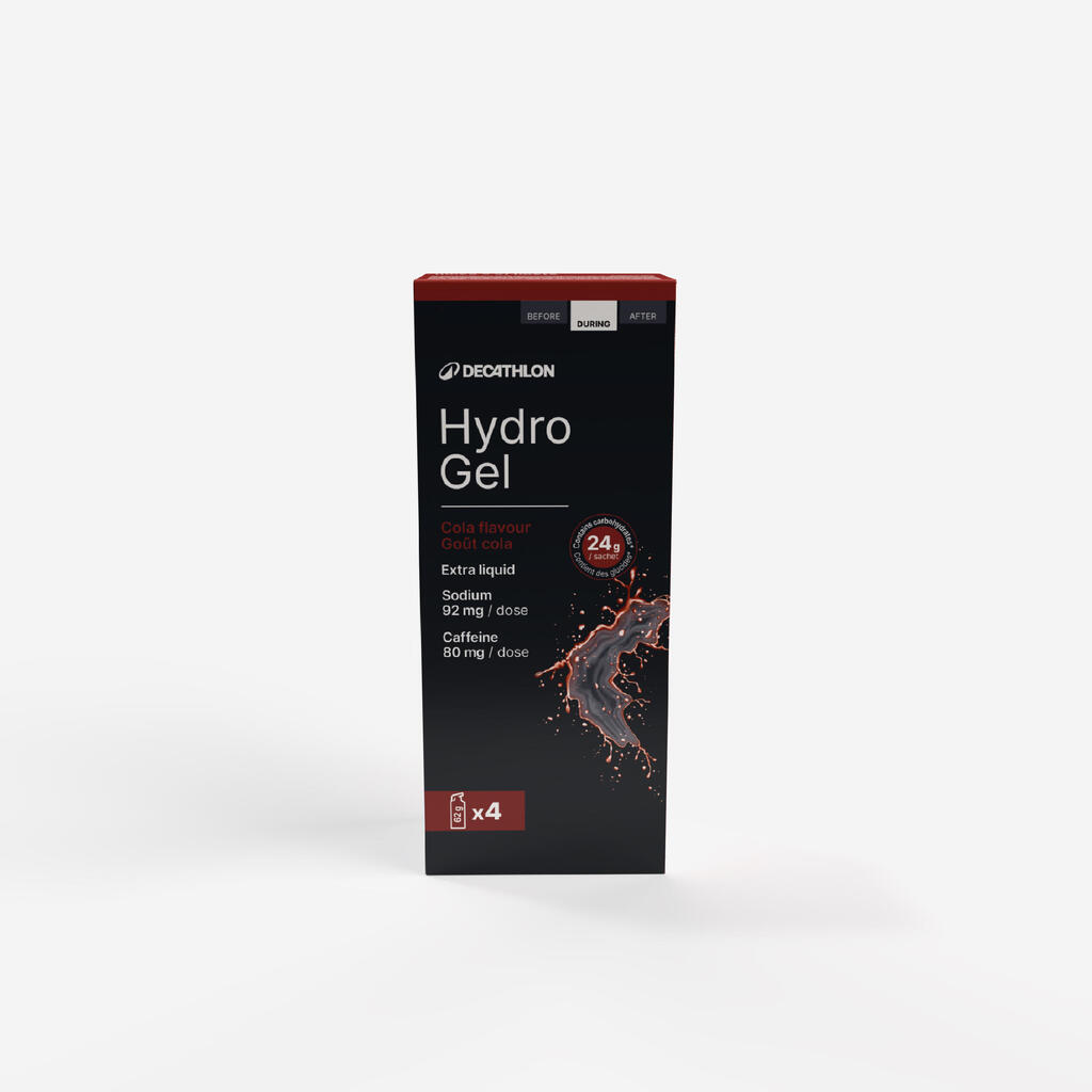 Energy hydrogel with caffeine and cola, 4x53ml