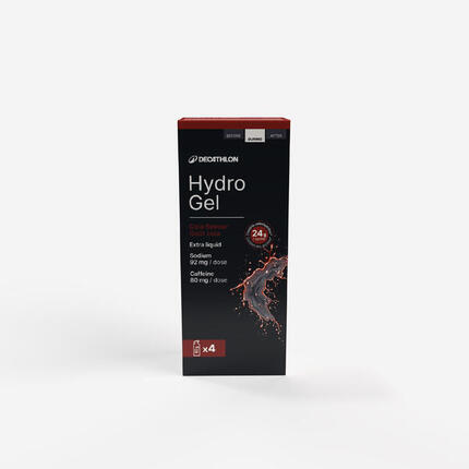 Hydrogel énergétique avec caféine cola, 4x53ml