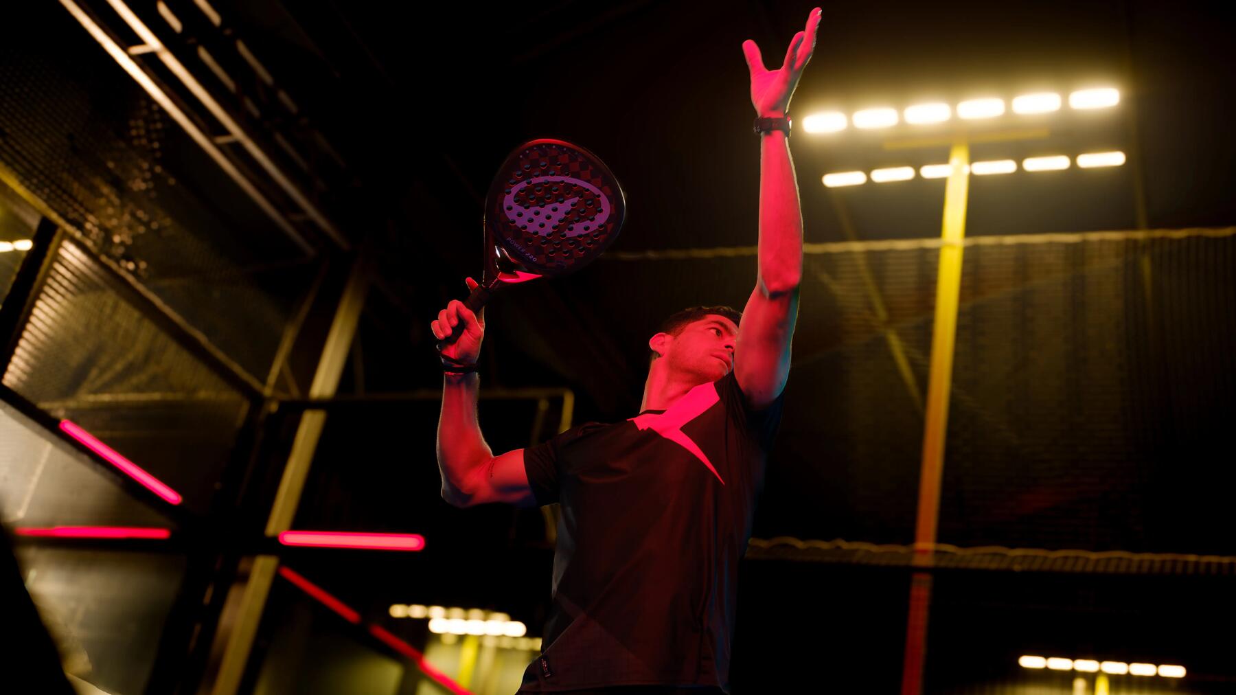 Man krijgt padel lob, maar kan een padel smash slaan