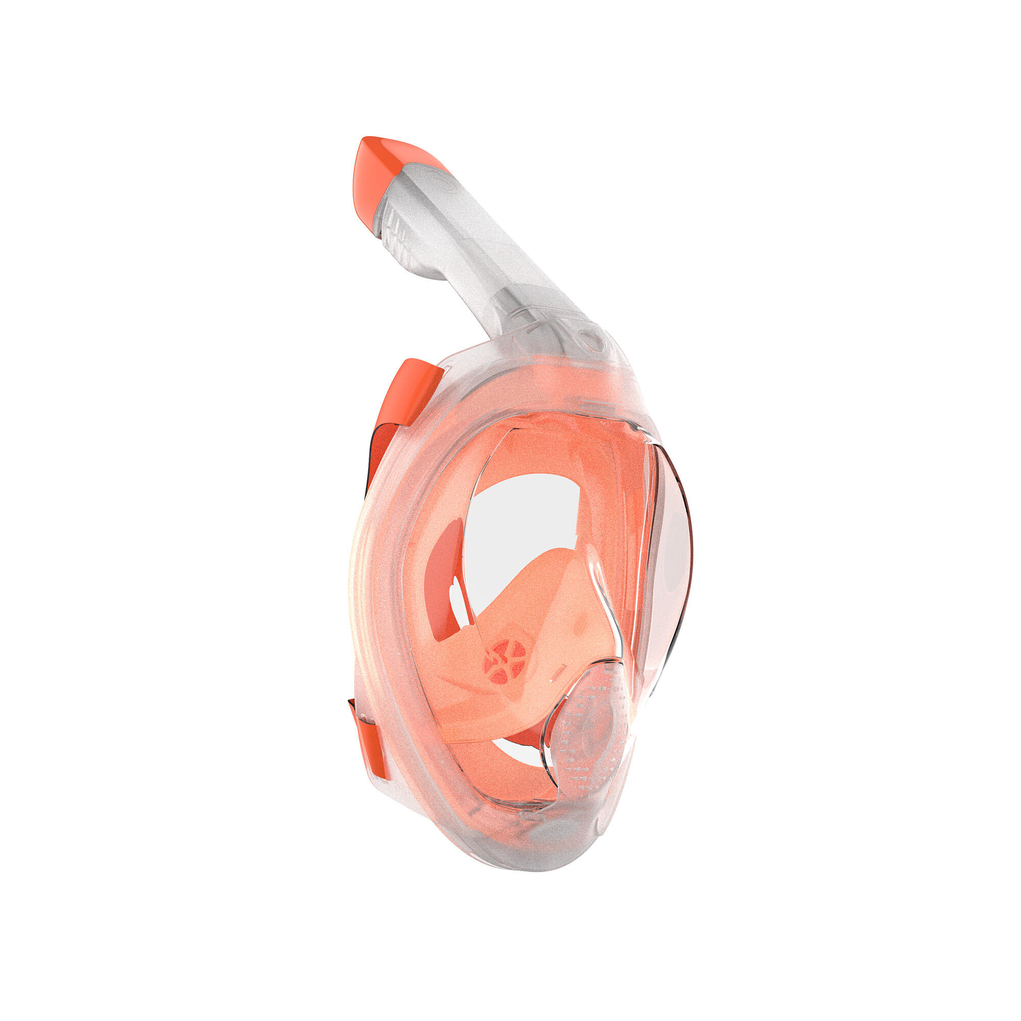 Masque snorkeling de surface easybreath + (>10ans) ORANGE 11/12