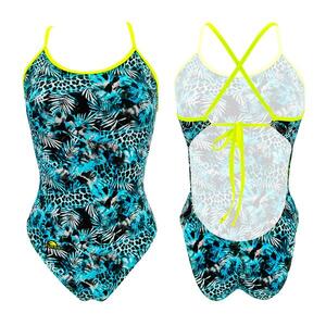 Bañador Mujer Turbo Natación Jungle Flow Estampado