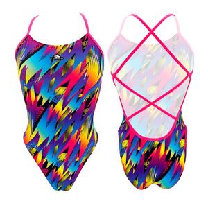 Bañador Mujer Turbo Natación Electric Dreams Estampado