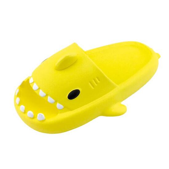 Chanclas niños Sharklas tiburón amarillo