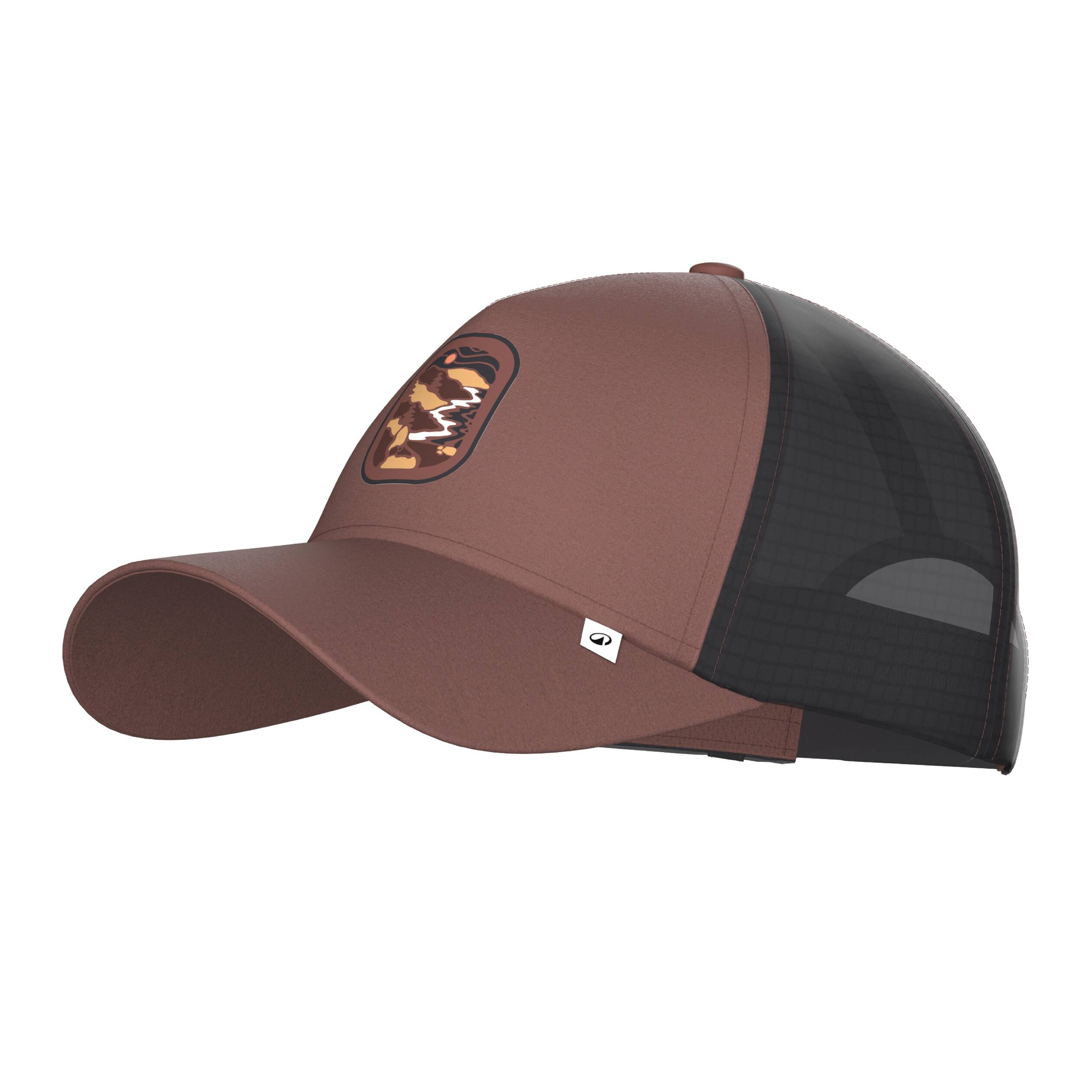 Hiking cap, TRUCKER 500 - Brown