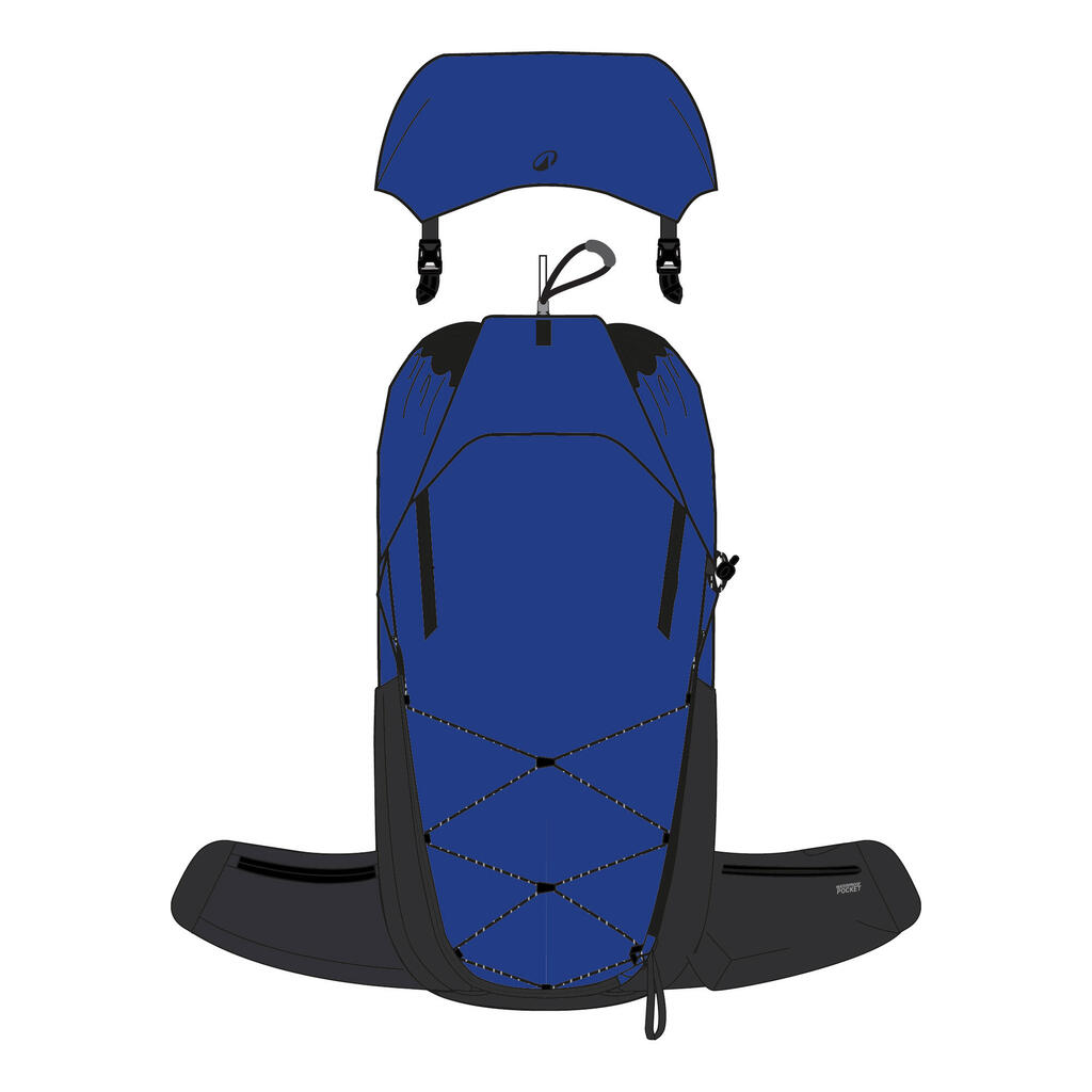 Hiking backpack, MH900 38 L - Blue