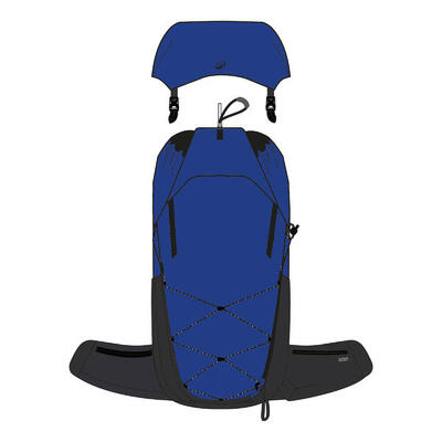 Zaino trekking MH900 38L | blu