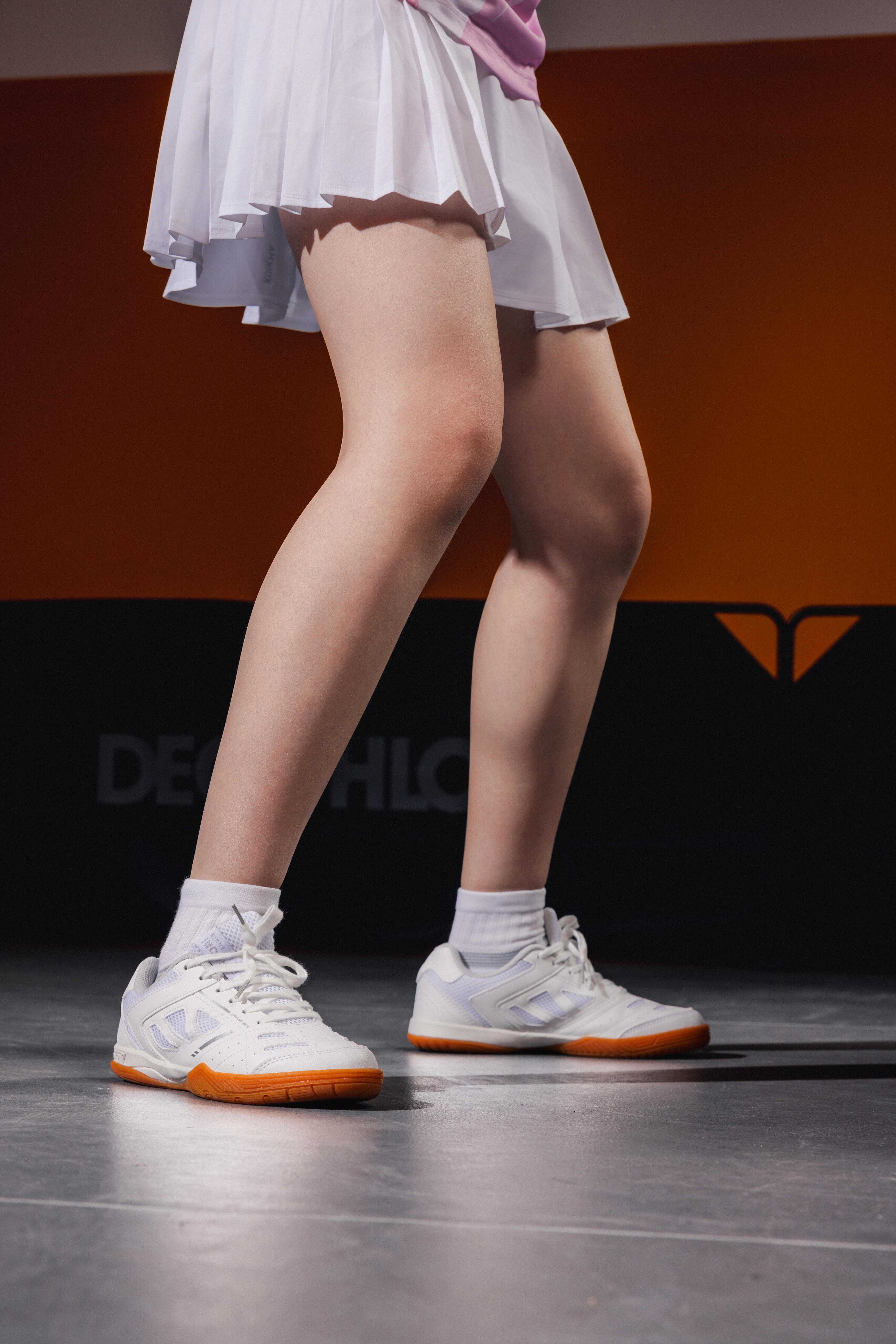 ZAPATILLAS DE PING-PONG TTS 500 NEW BLANCO/PLATEADO 7/7