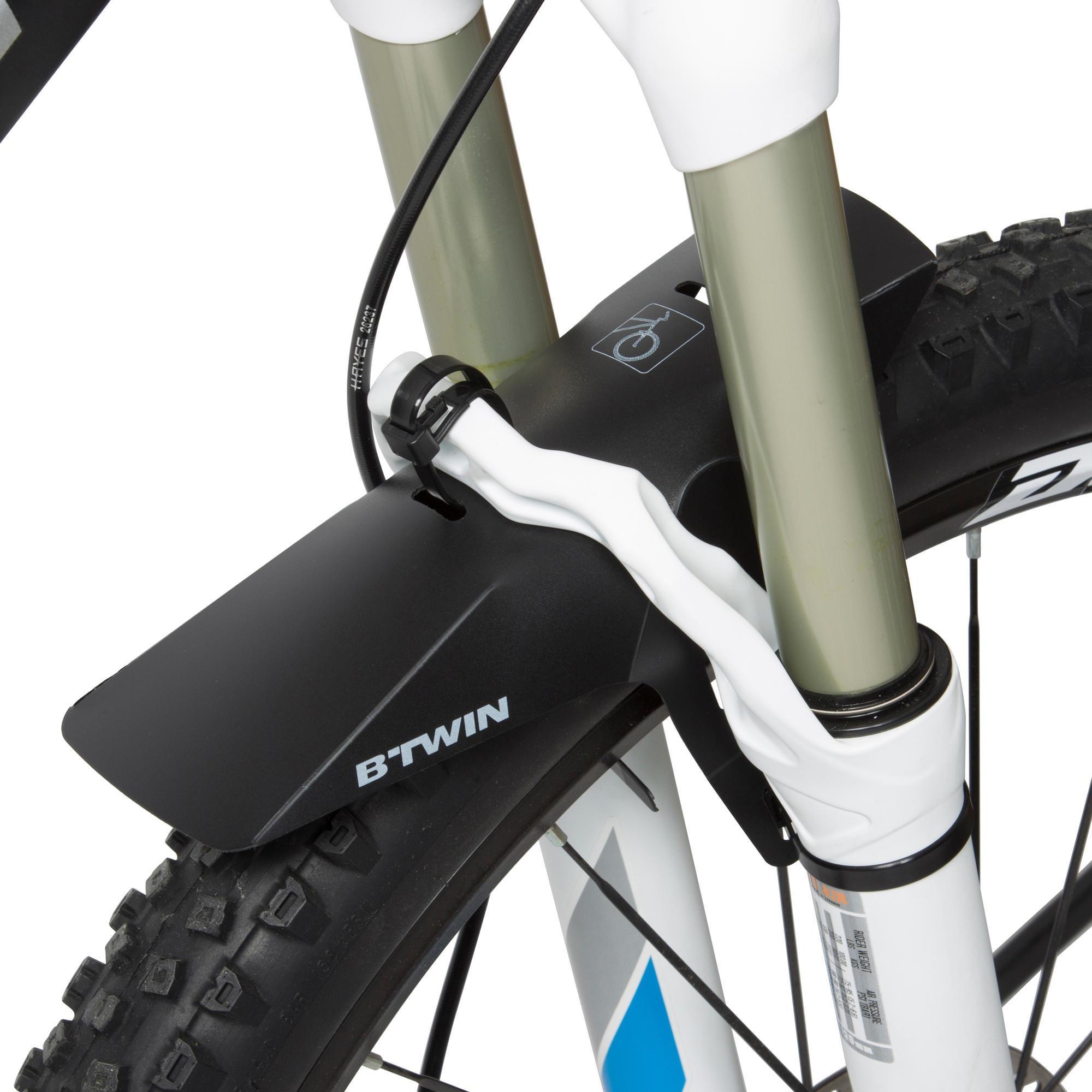 Mountain Bike Flash Front Mudguard Blue ROCKRIDER Decathlon