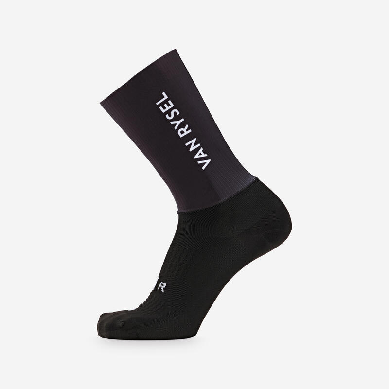 Chaussettes vélo route RCR R noir