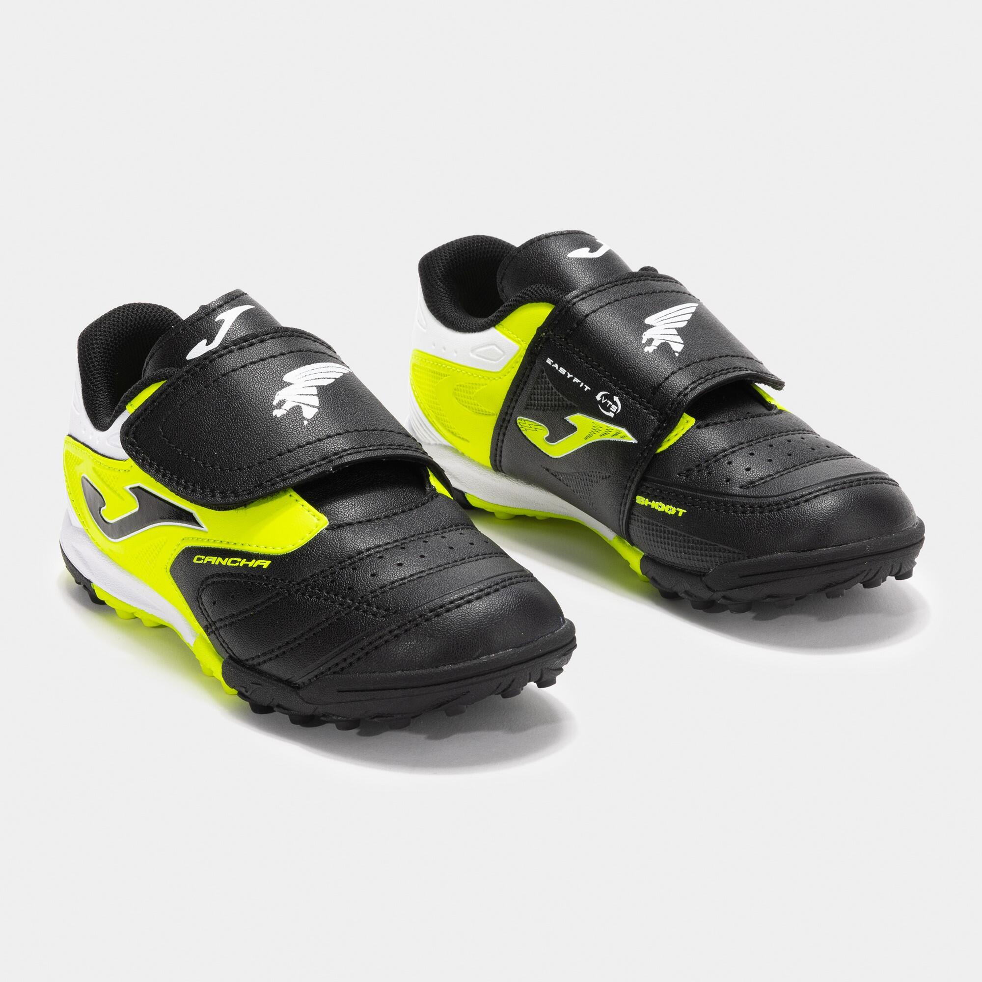 JOMA Scarpe calcetto bambino Joma CANCHA turf nero giallo