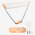 Filet de Badminton, Fun Set 3 Mètres - Orange pop