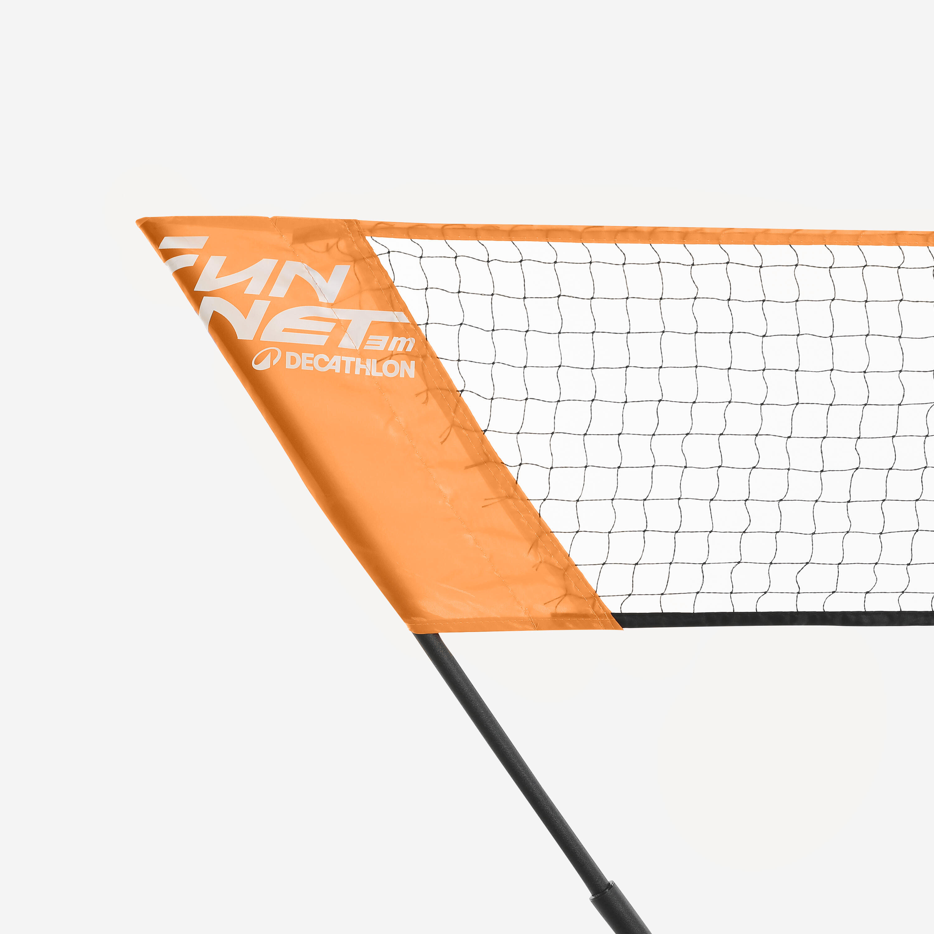 Badminton Set - 2-Racket 2-Shuttle & Net Orange - PERFLY