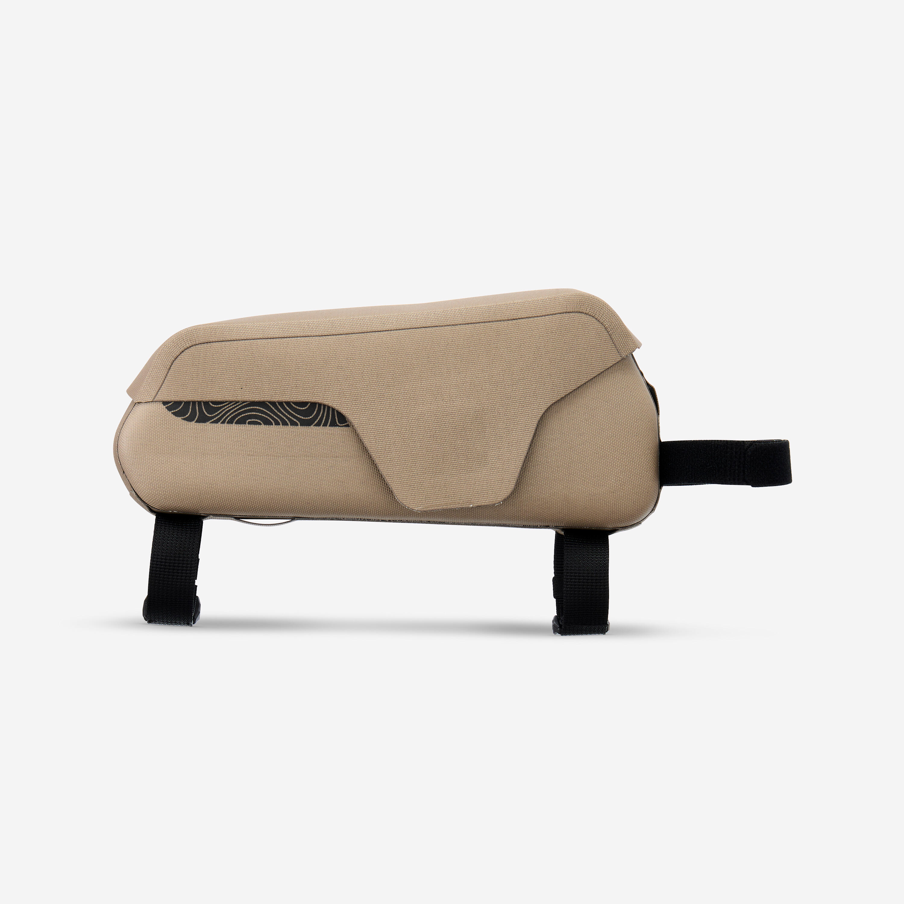Bikepacking watertight top tube bag 1L IPX3, ADVT 900 - Beige
