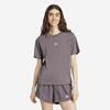 T-shirt de Fitness em Algodão Mulher Cinzento