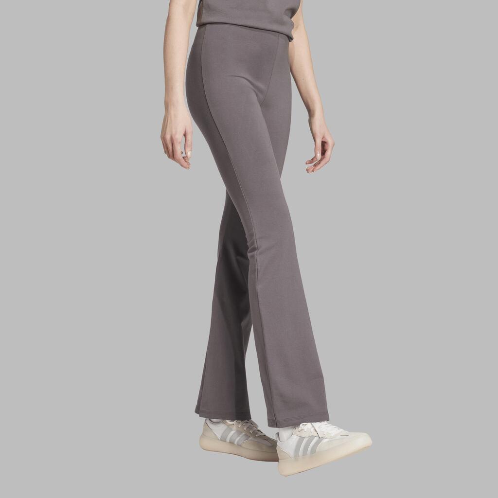 Women's Flared Fitness Bottoms - Dark Grey