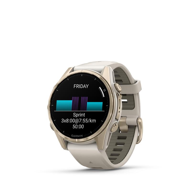 Smartwatch Garmin Fēnix® 8 Gold Amoled Soft 43 mm