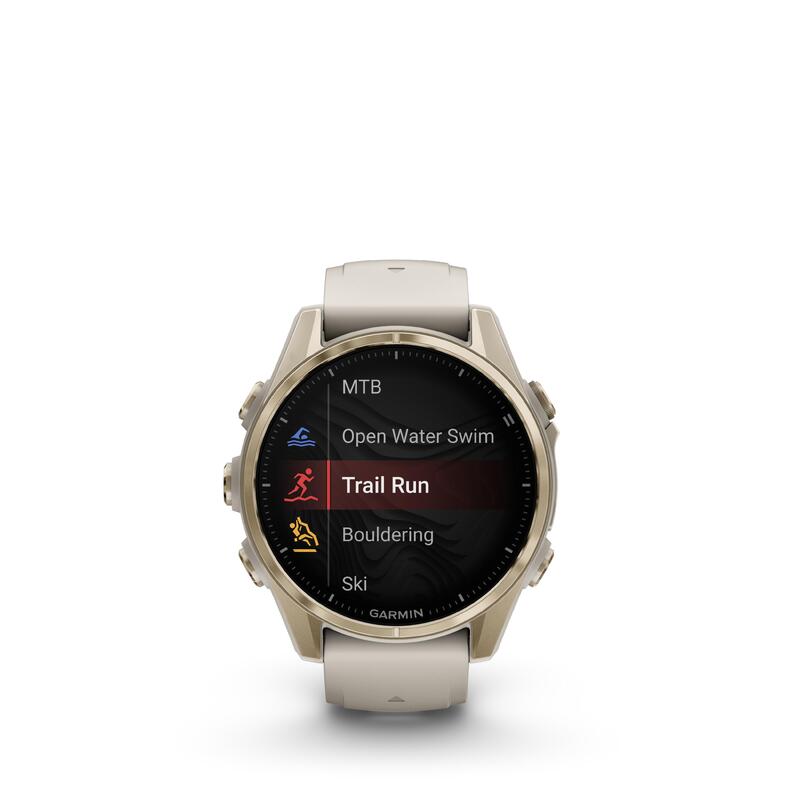 Montre connectée AMOLED Soft Gold 43mm, Fēnix® 8