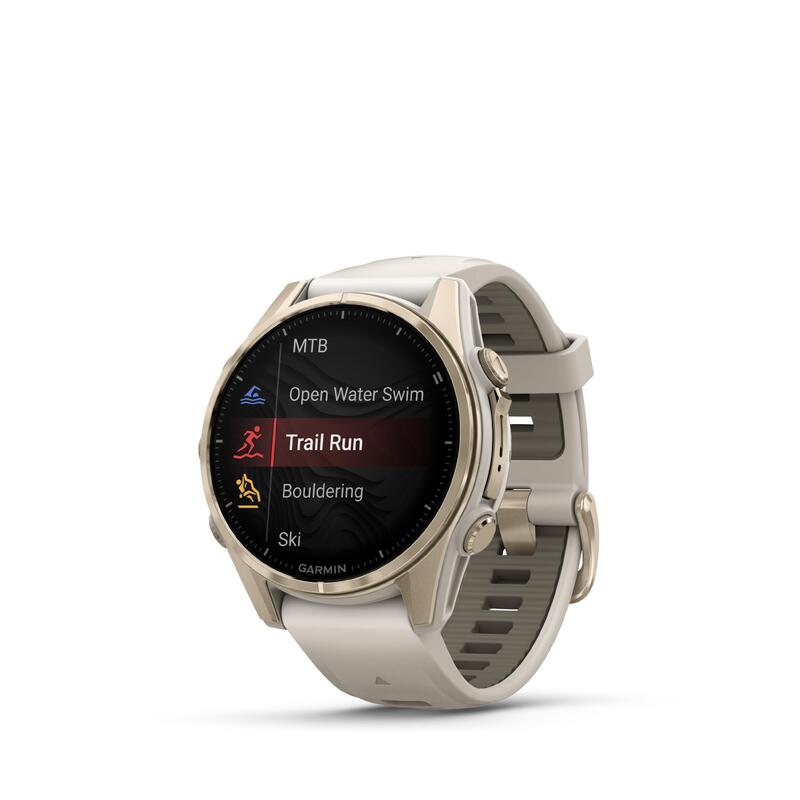 Montre connectée AMOLED Soft Gold 43mm, Fēnix® 8