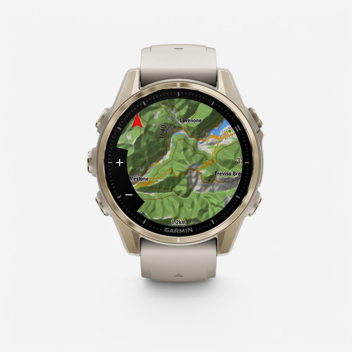 Montre connectée AMOLED Soft Gold 43mm, Fēnix® 8