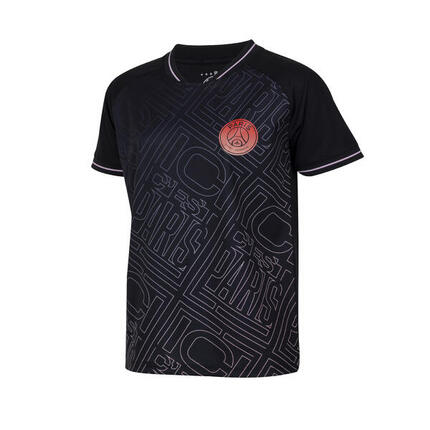 MAILLOT PARIS SAINT GERMAIN - PSG ENFANT NOIR ROSE