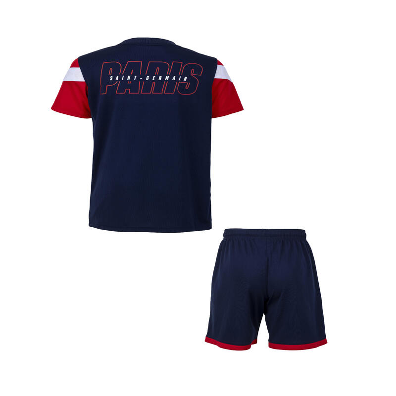 KIT SHORT + MAILLOT PARIS SAINT GERMAIN - PSG ENFANT BLEU