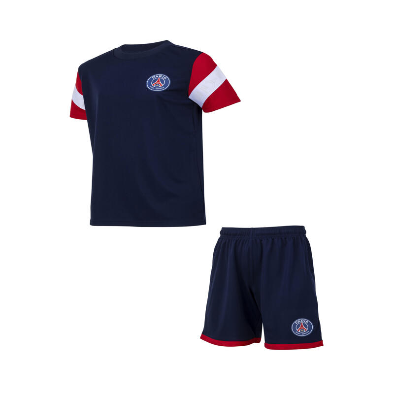 KIT SHORT + MAILLOT PARIS SAINT GERMAIN - PSG ENFANT BLEU