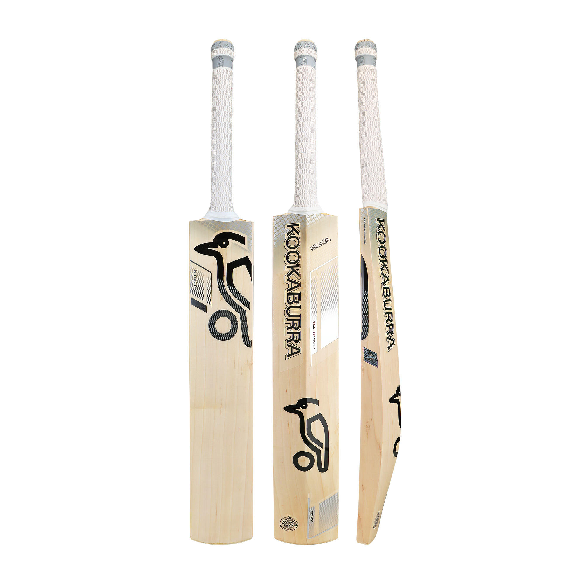 Kookaburra Cricket Bat English Willow 4.1 Nickel White Grey 5/6