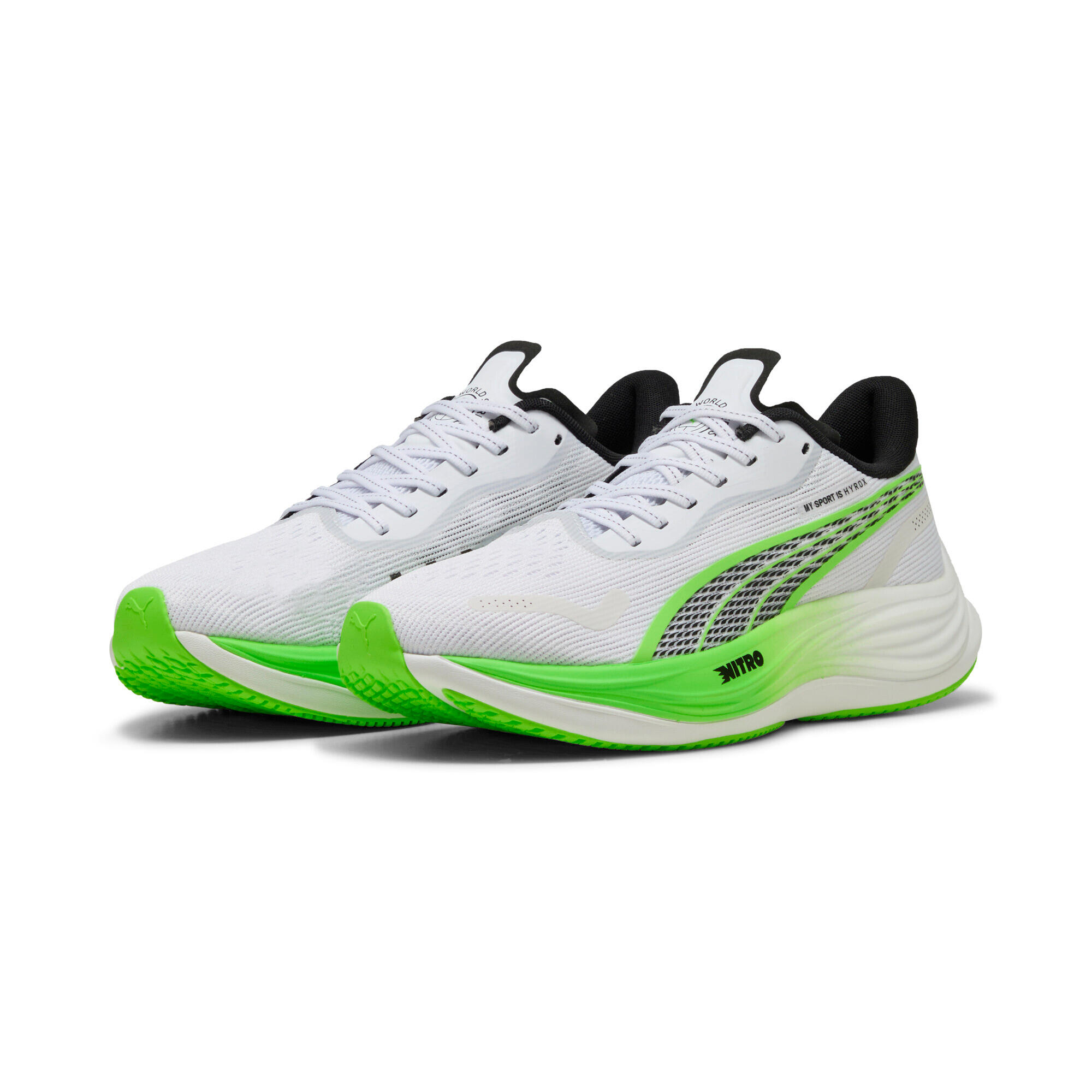 Velocity Nitro Puma Green Tennis Shoes PUMA Velocity Nitro Sneakers In  Fizzy Apple Green ASOS
