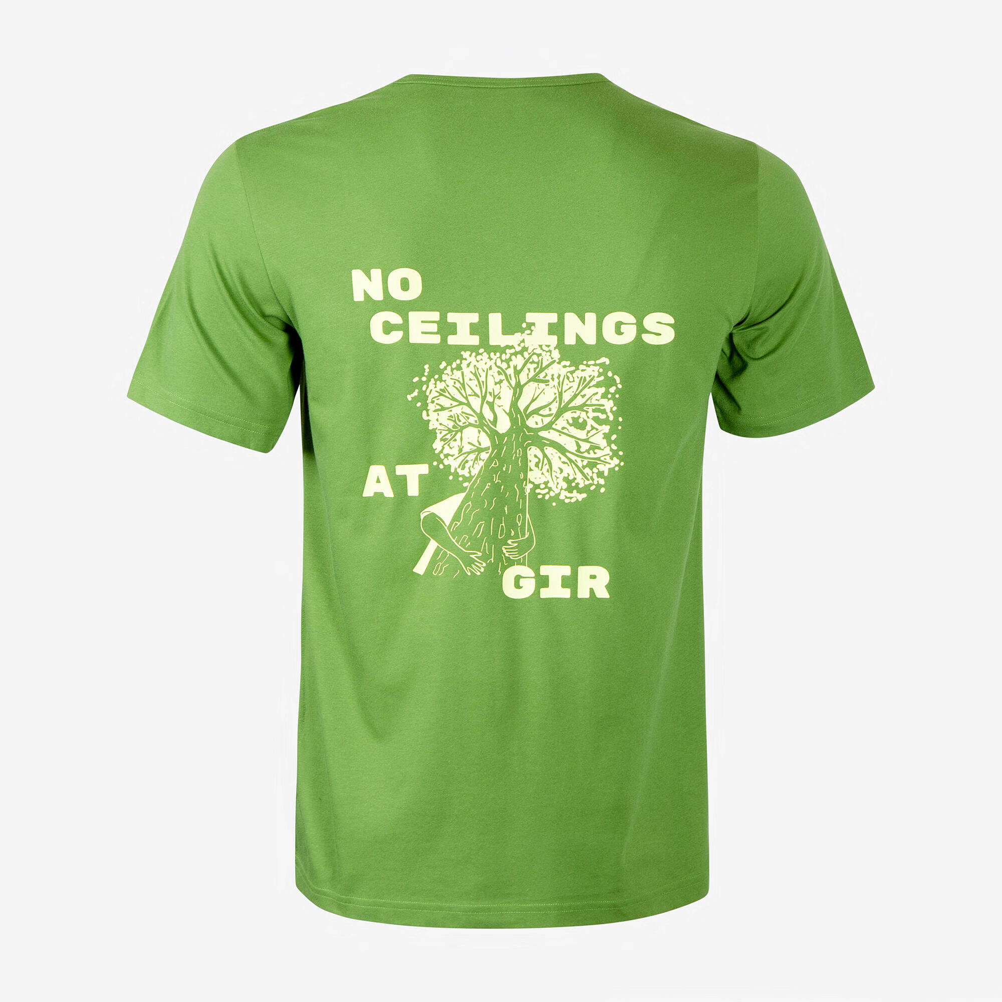 Men Hiking Breathable T-shirt - NH100 Green -  2