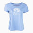 Women Hiking Breathable T-shirt - NH500 Blue