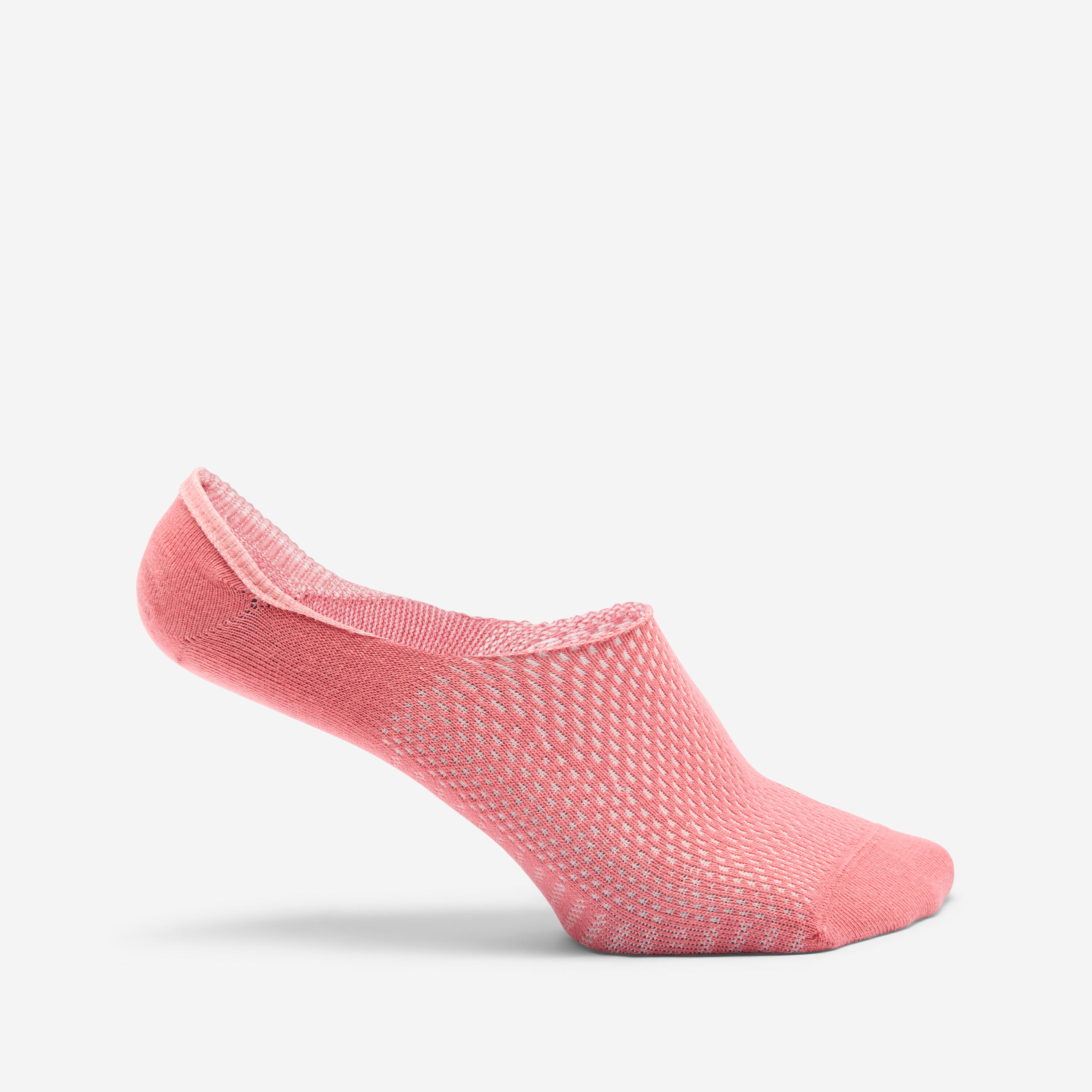 Socken Invisible rosa/weiss, 3er-Pack 6/13