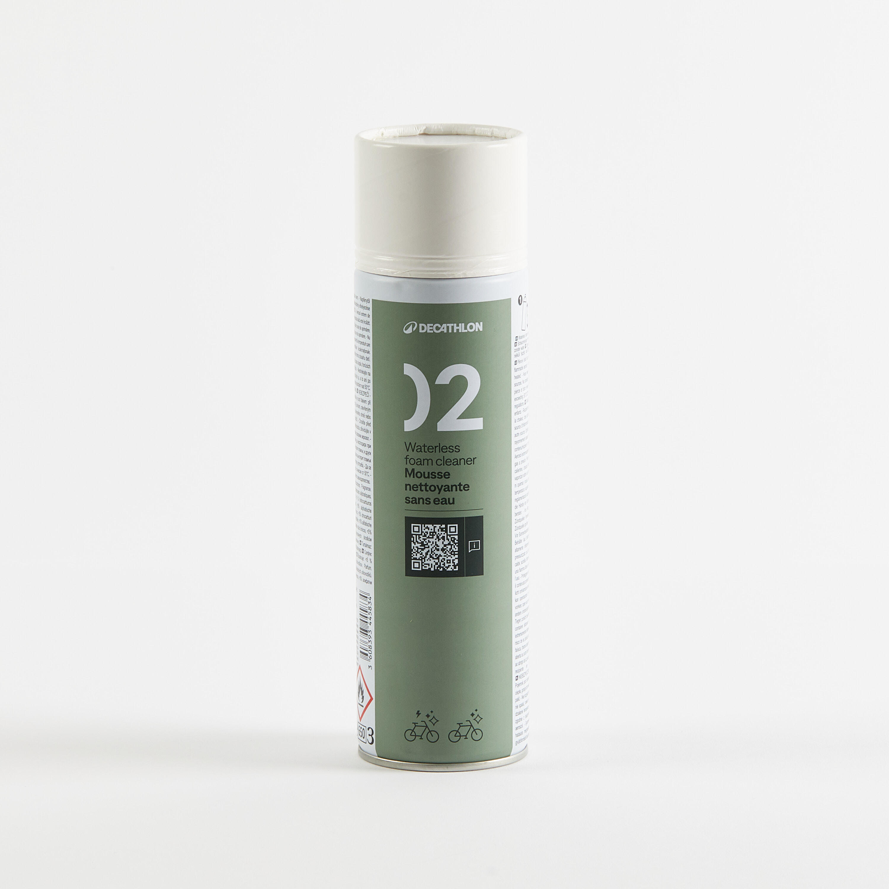 Decathlon Fahrrad-Reinigungsschaum ohne Wasser Aerosol 500 ml | 03608393445834 Decathlon Fahrrad-Reinigungsschaum ohne Wasser Aerosol 500 ml | 03608393445834