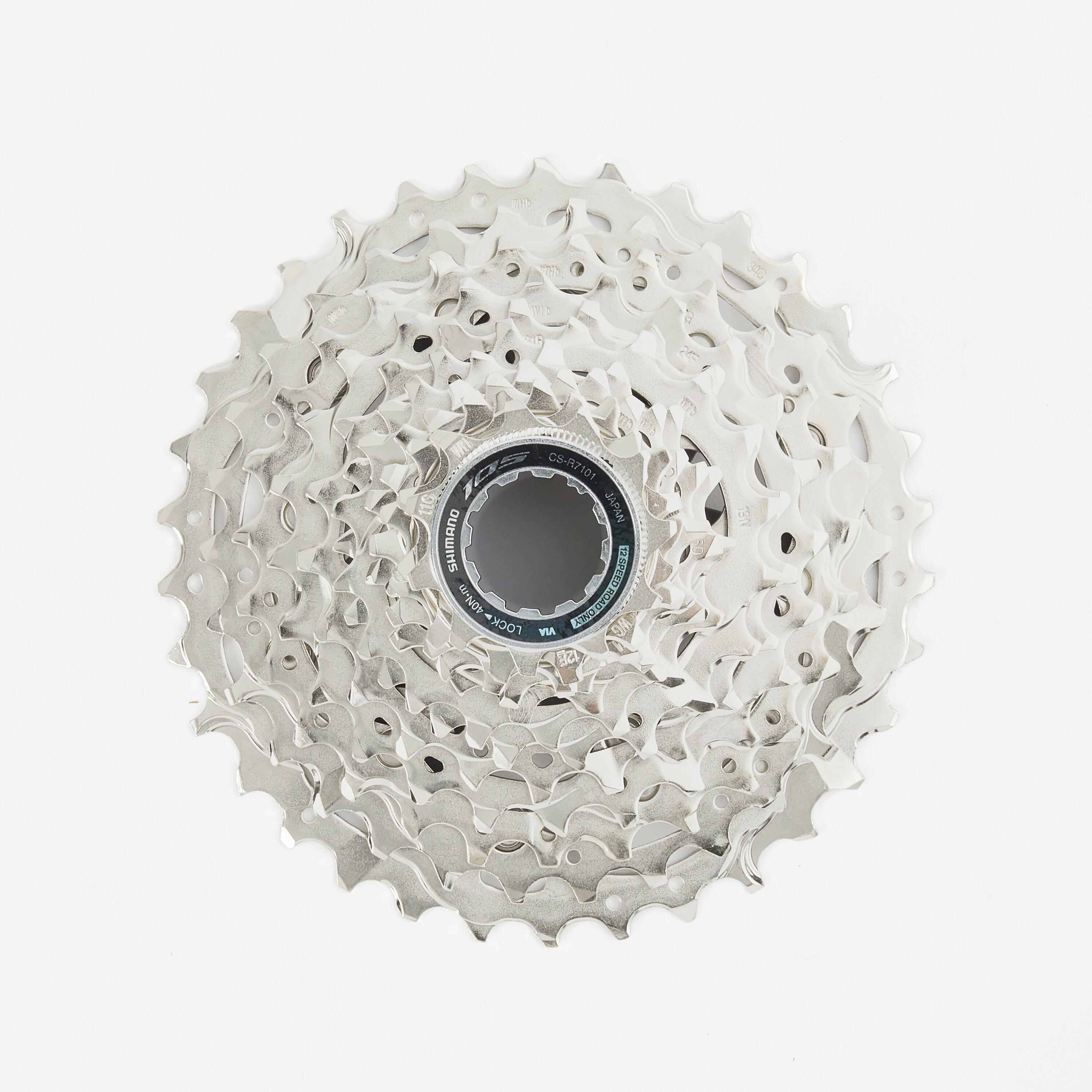 Shimano 105 CS-R7101 12-Speed Road Bike Cassette, 11-34 Teeth