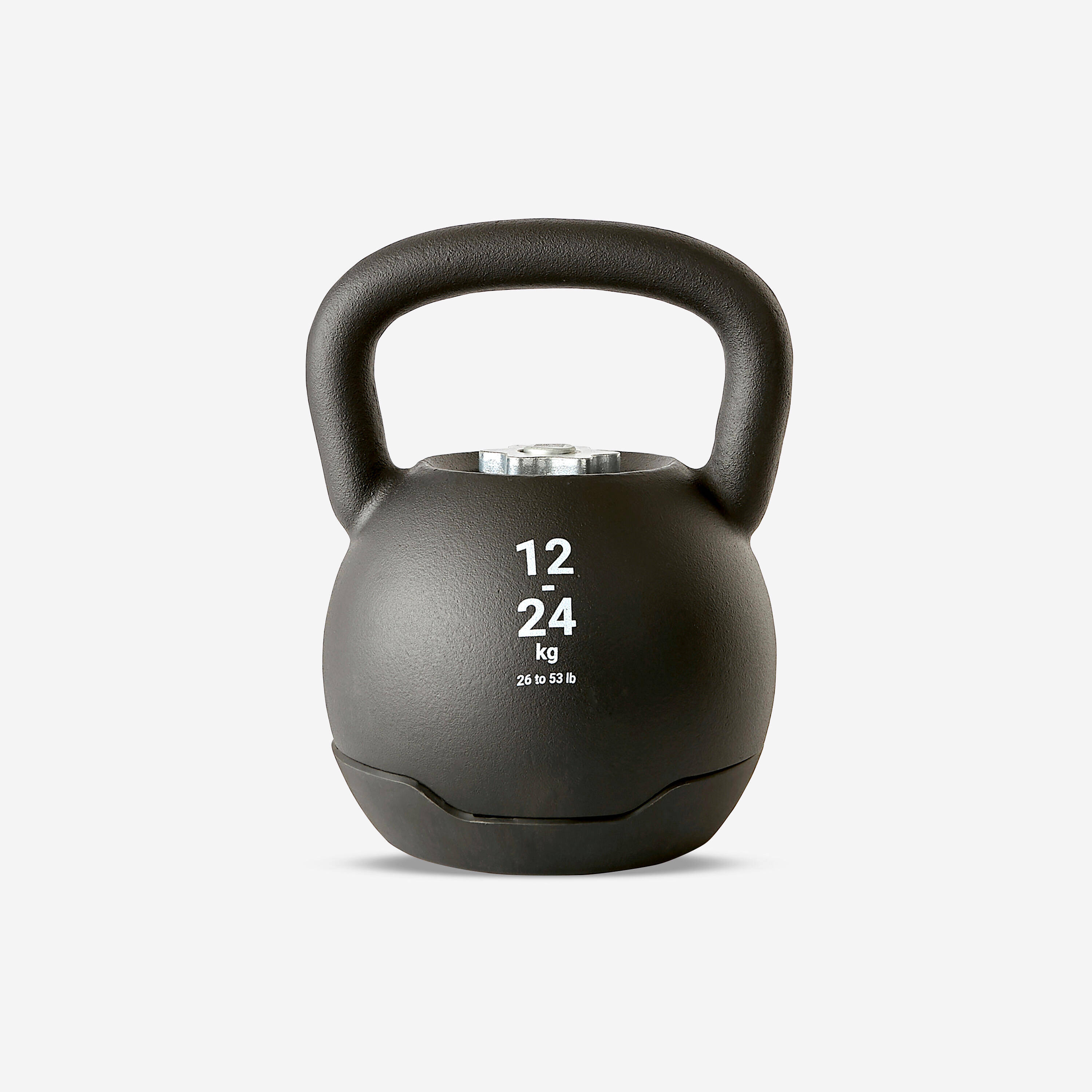 12-24 kg Adjustable Kettlebell, 12 kg base, Additional Weights Sold Separately -  1