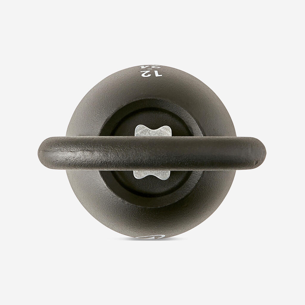 Prilagodljiva utež kettlebell 12-24 kg