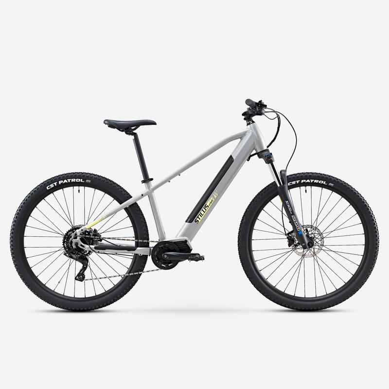 Bicicletă MTB electrică semi-rigidă STILUS Off Road Gri deschis