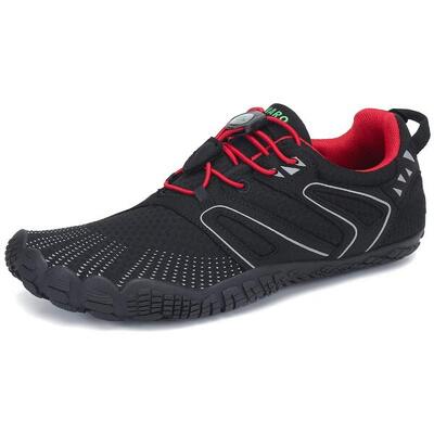 Zapatillas barefoot Adulto Saguaro Vitality IV negro rojo - CD