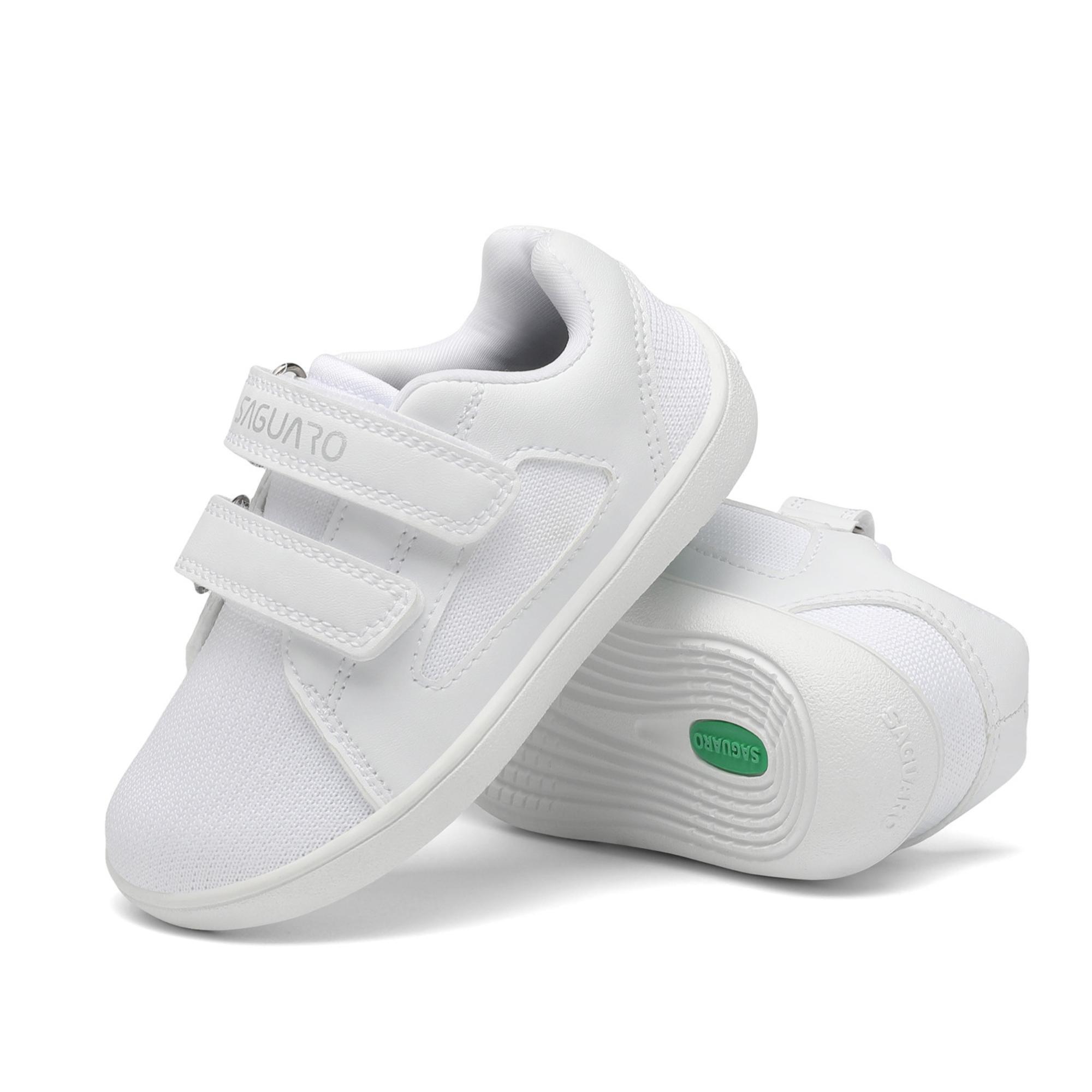 Zapatillas barefoot velcro Niños Saguaro Luck II blanco del 24 al 36 - CD 3/5