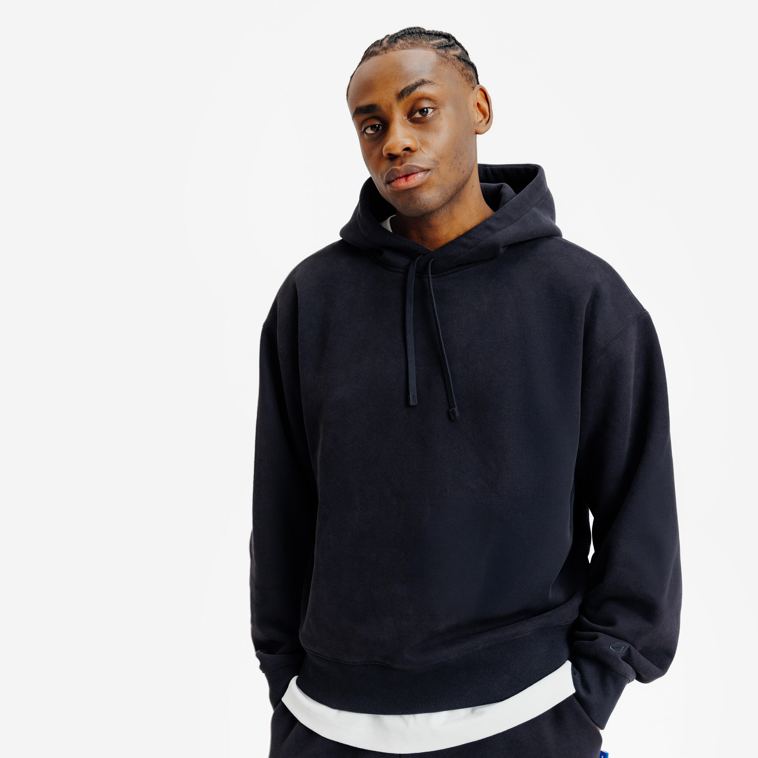 DECATHLON Herenhoodie Elementals zwart