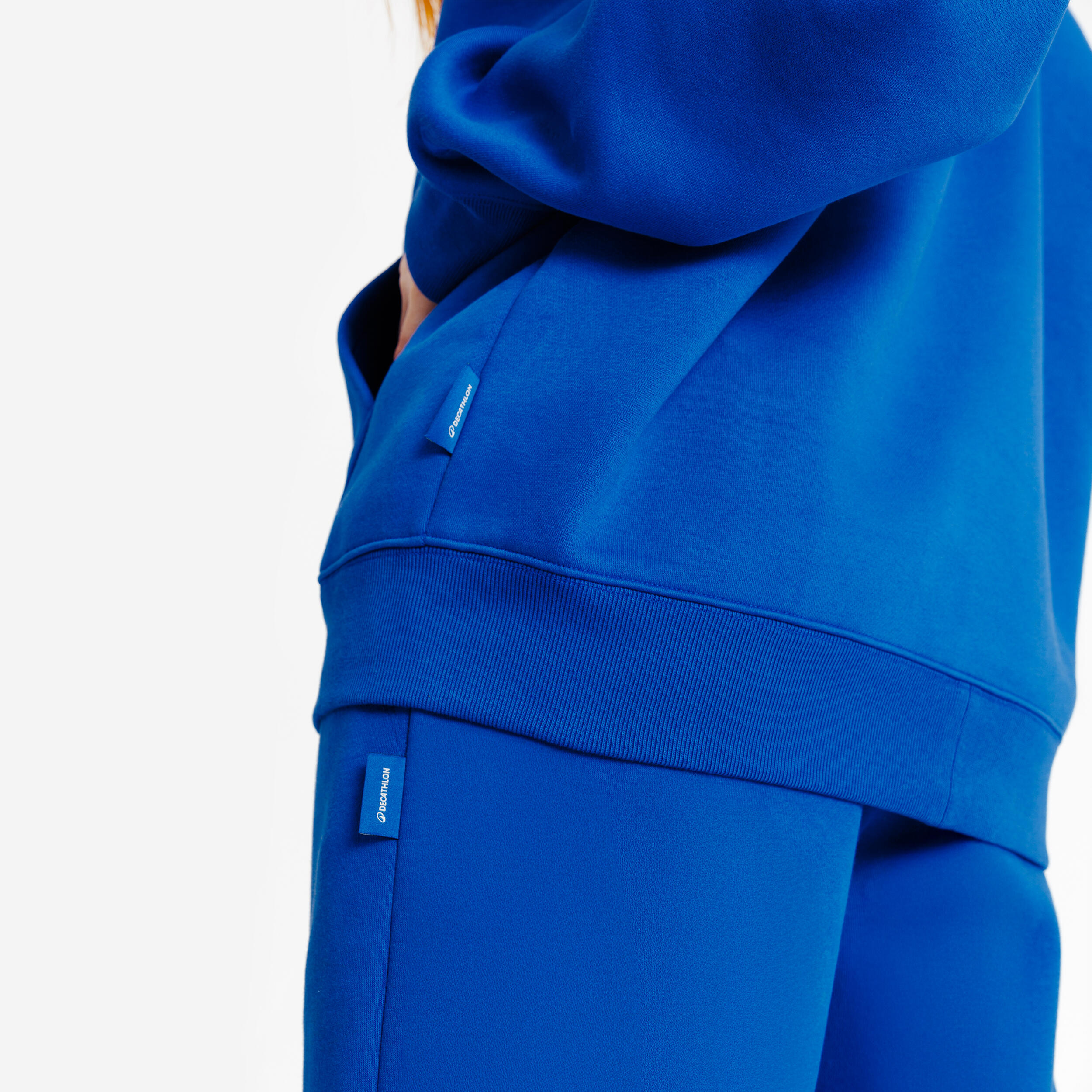 Sweat zippé mixte, Elementals, bleu 5/6