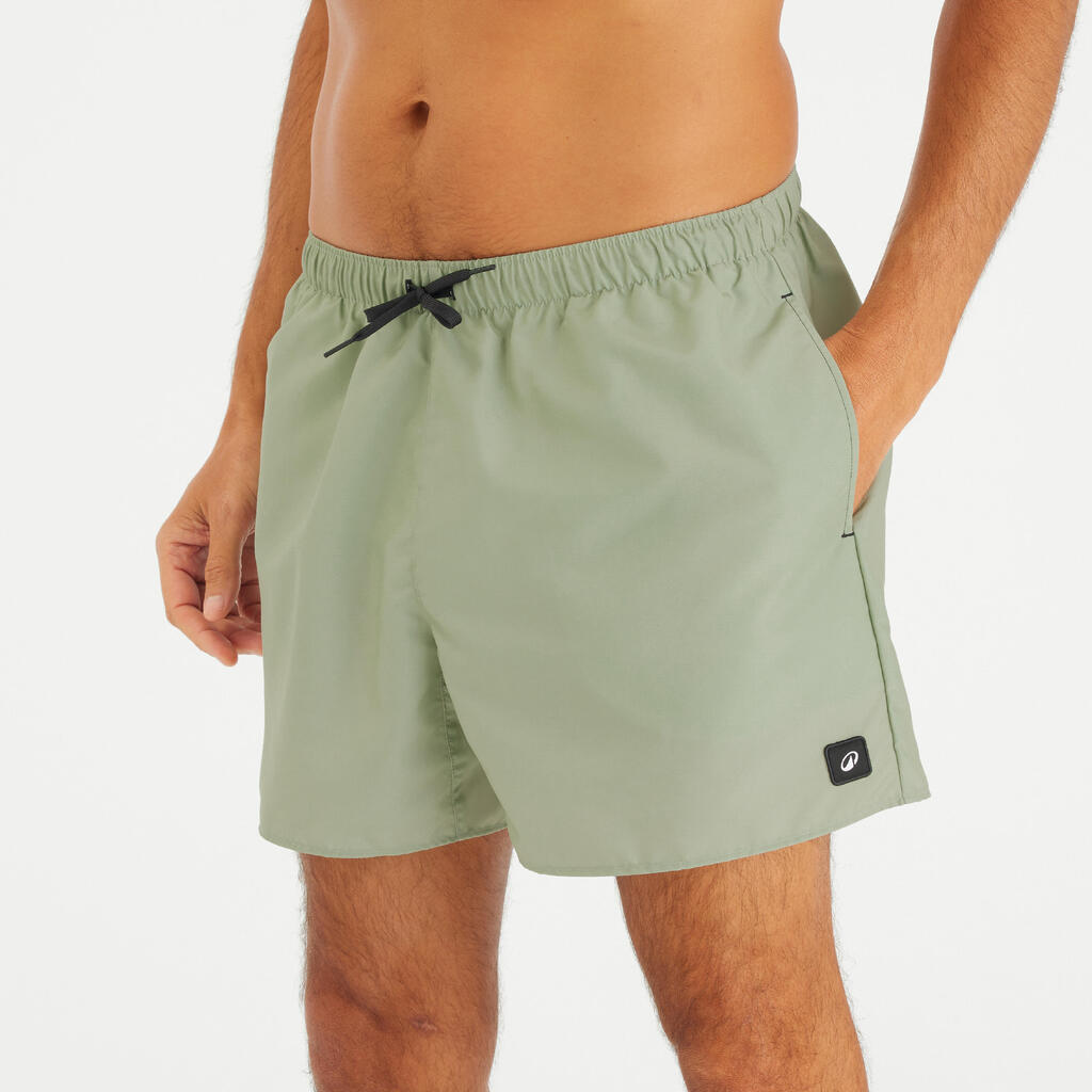 Boardshort surf 100 Court 15" Homme - Hendaia pockets Khaki