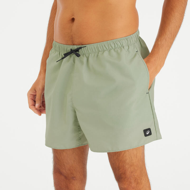 Erkek Kısa 15" Deniz Şortu/Boardshort - Mavi - HENDAIA