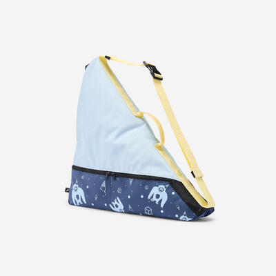 Sacca pattini da ghiaccio bambini 3 in 1 azzurra
