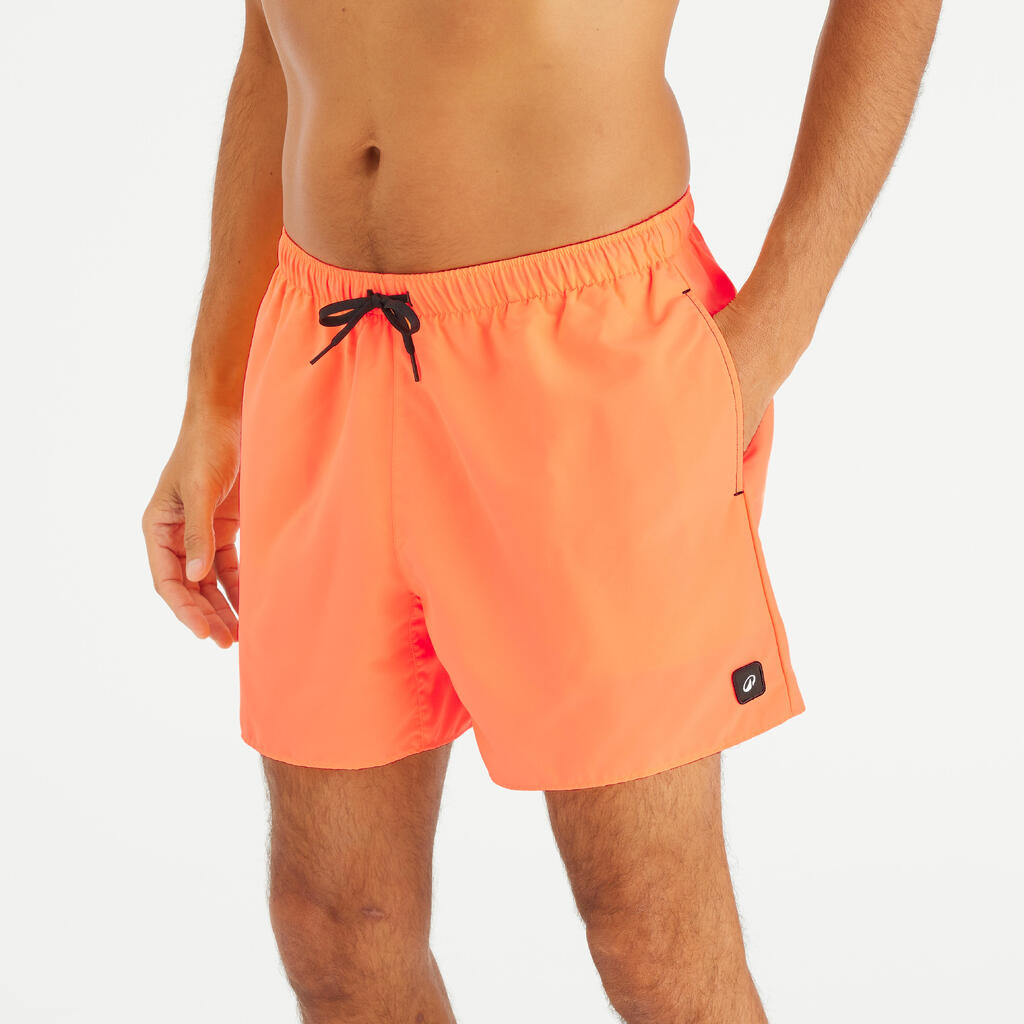 Boardshort surf 100 Court 15" Homme - Hendaia pockets Orange