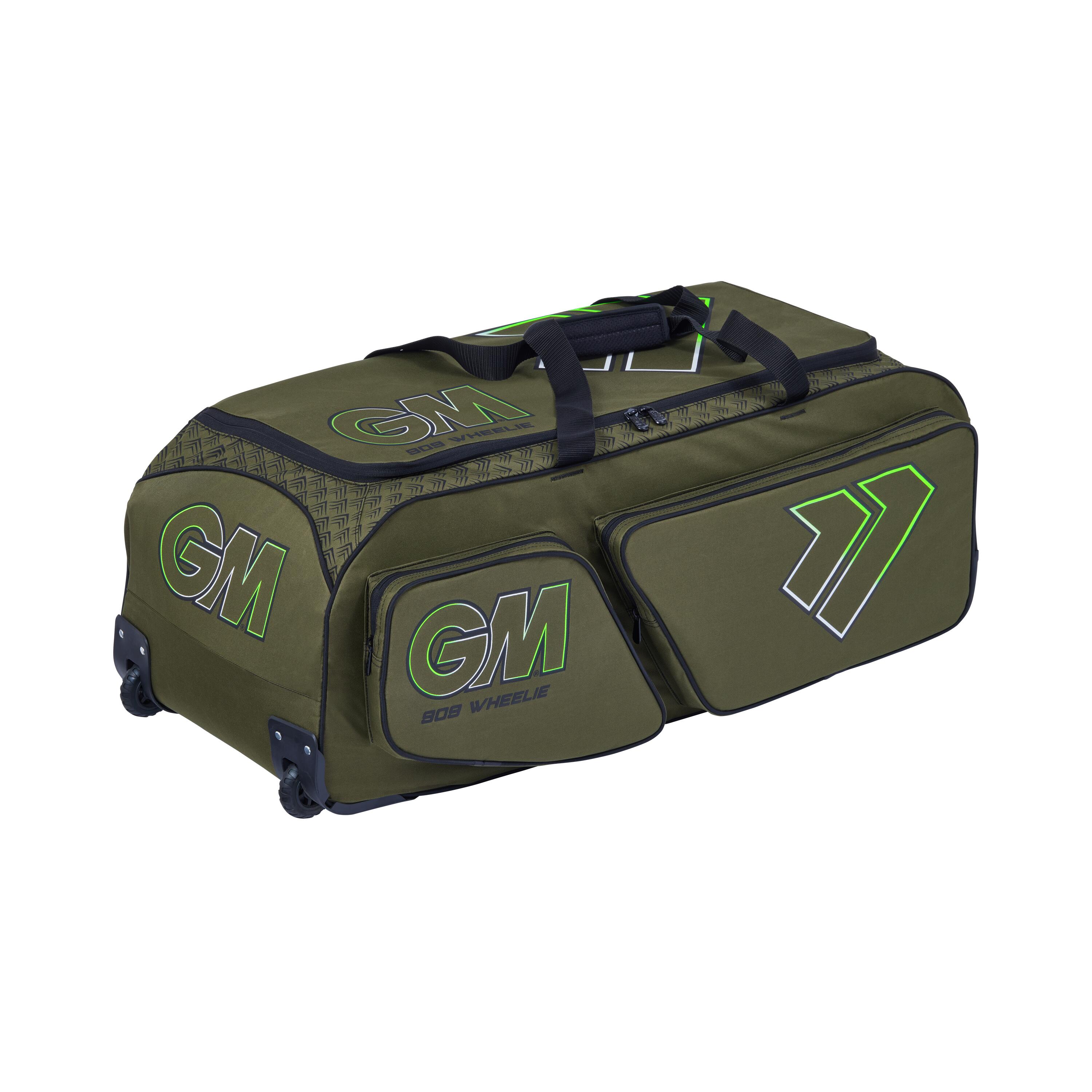 GUNN AND MOORE GM 909 Verva Wheelie Cricket Kit Bag Khaki