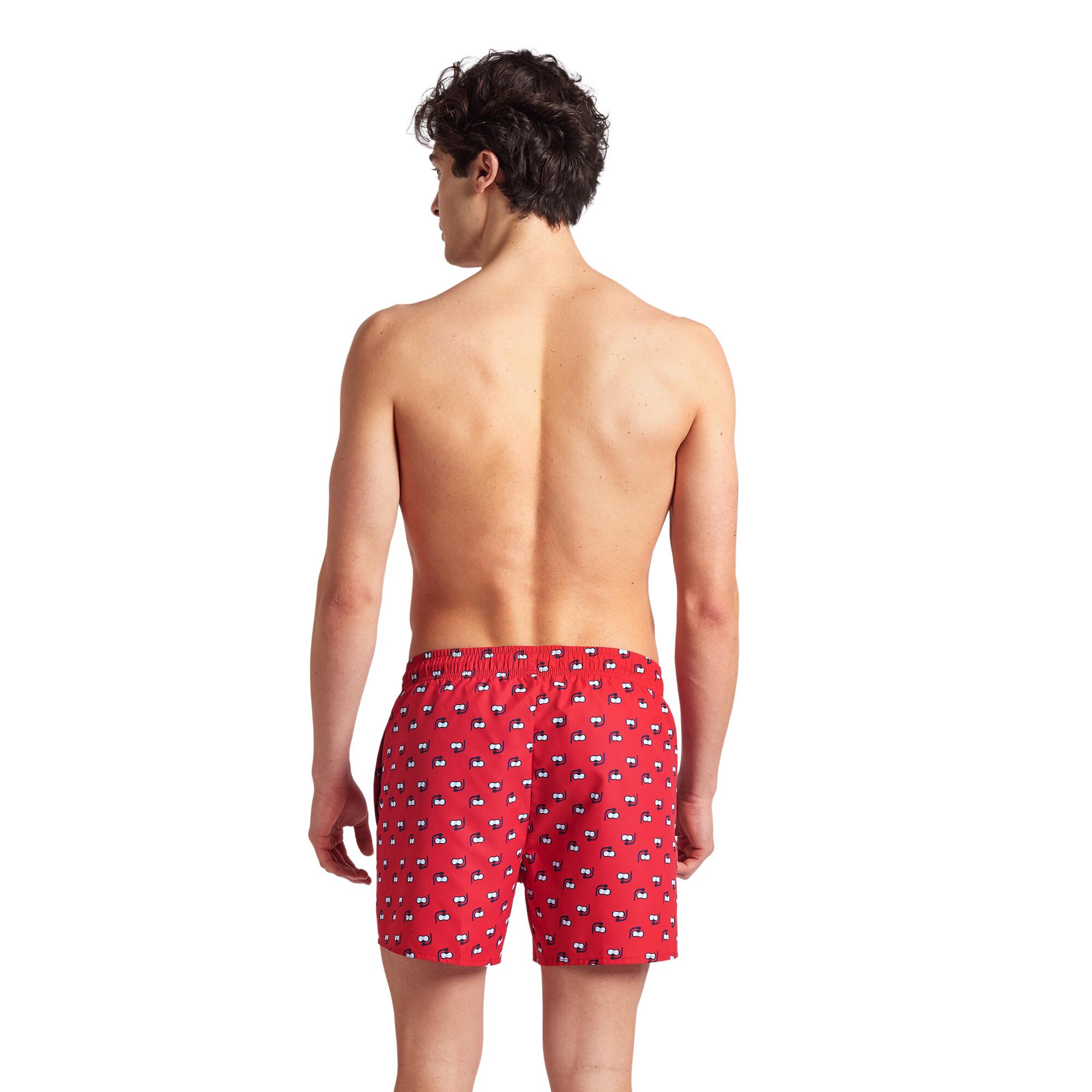 Costume mare uomo ARENA Fantasy rosso 5/5